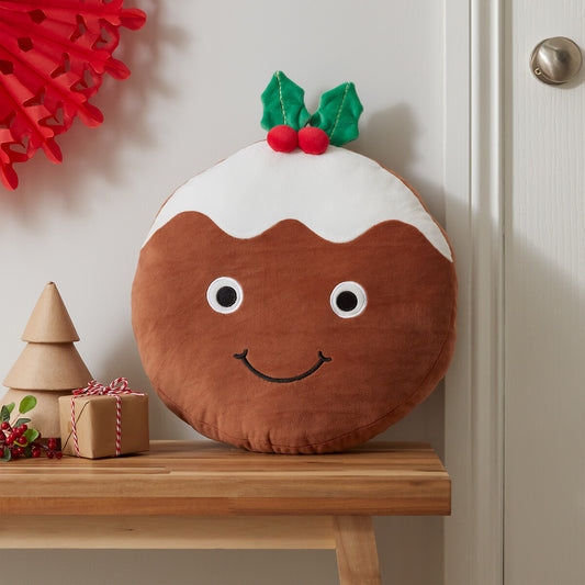 Christmas Pudding 3D Cushion by Catherine Lansfield