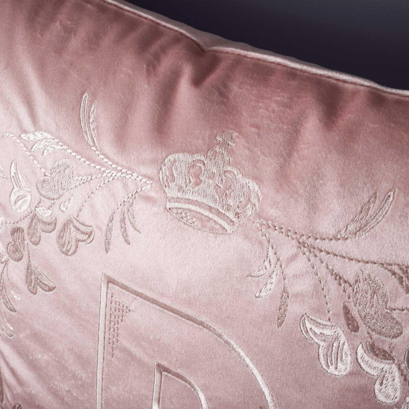 Regency Crown Pink Filled Cushion - Bridgerton By Catherine Lansfield