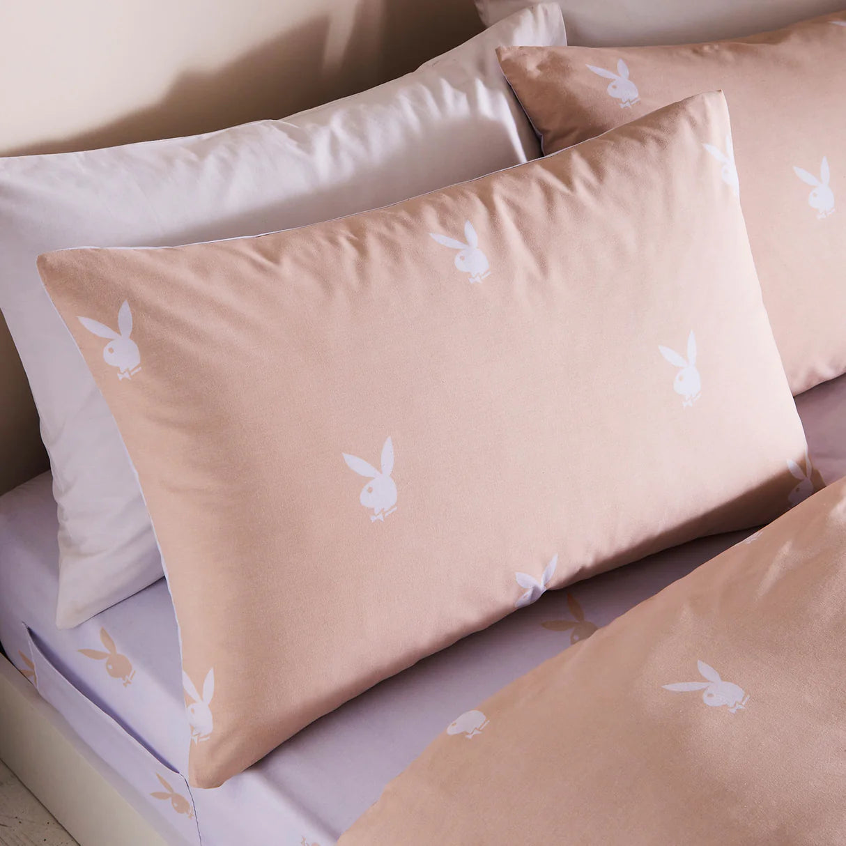 Iconic Bunny Nude Duvet Cover Set by Playboy