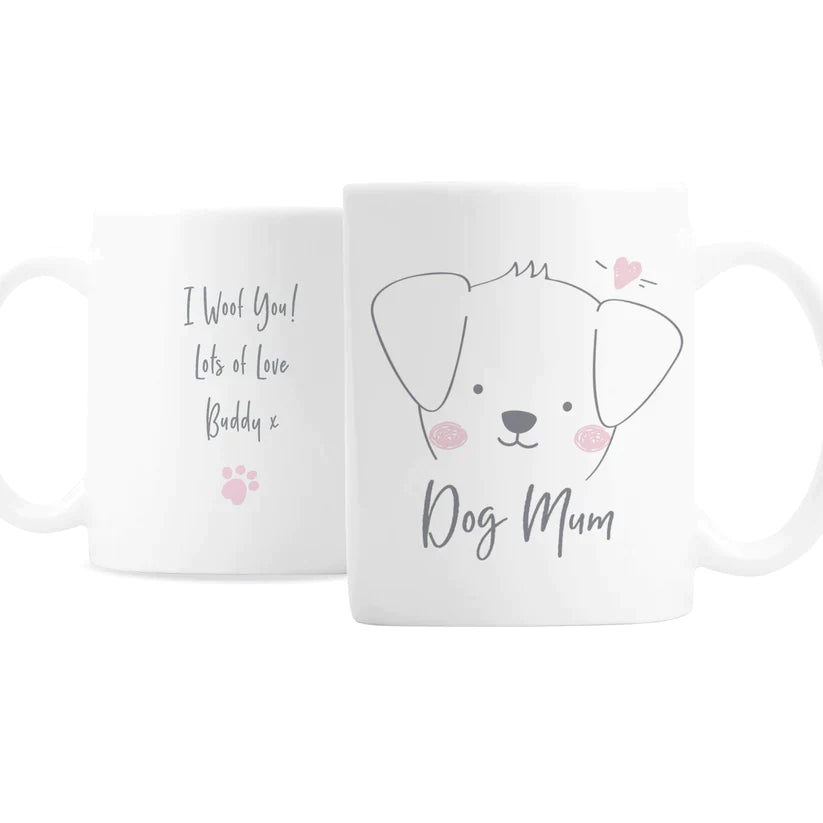 Personalised Dog Mum Mug