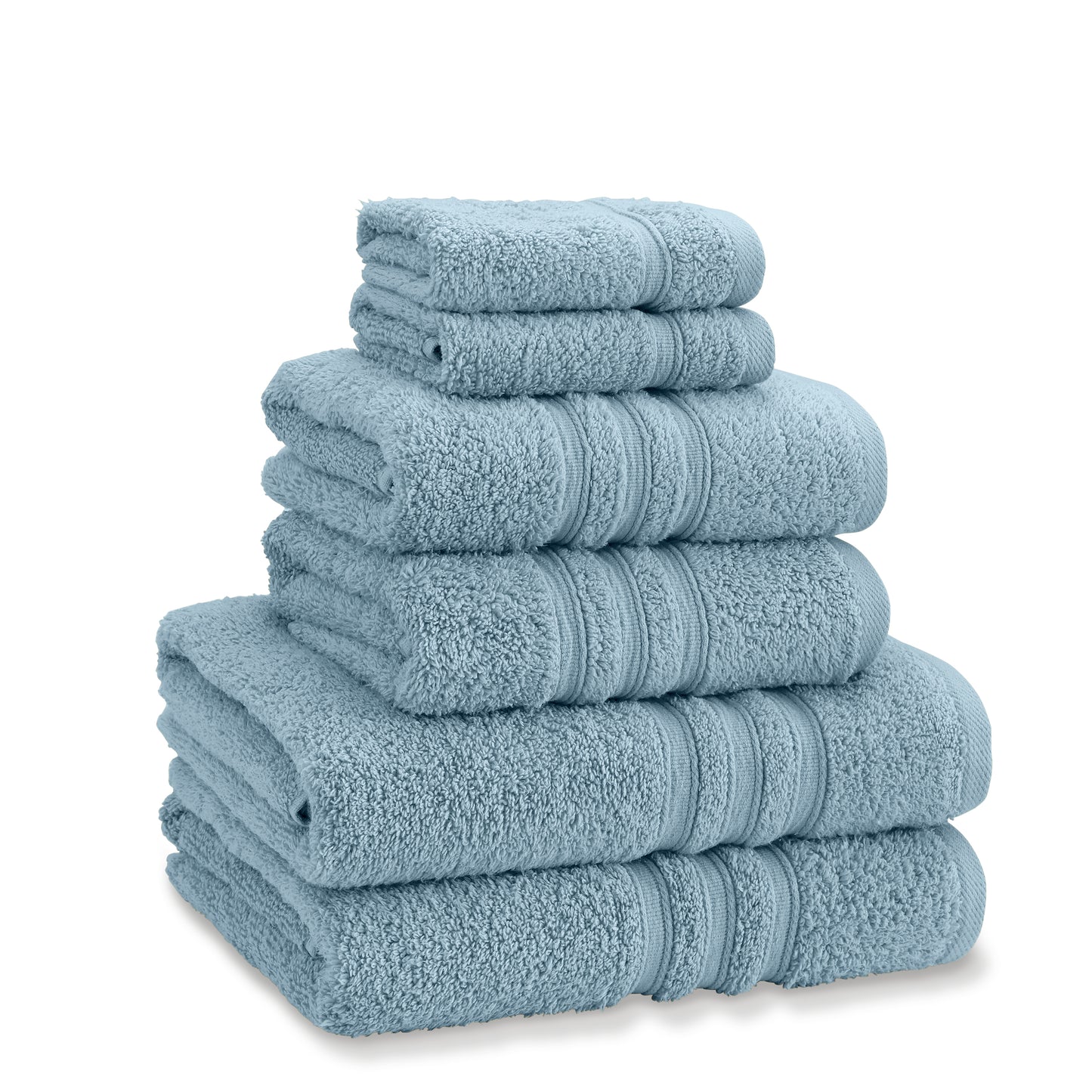 Zero Twist 6 Piece Towel Bale Set in Blue by Catherine Lansfield