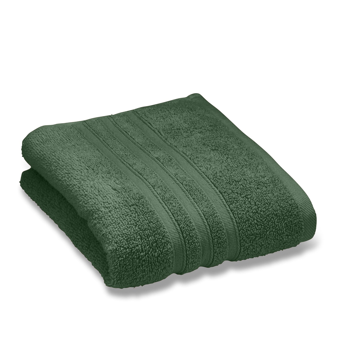 Zero Twist Bath Sheet Pair in Dark Green by Catherine Lansfield