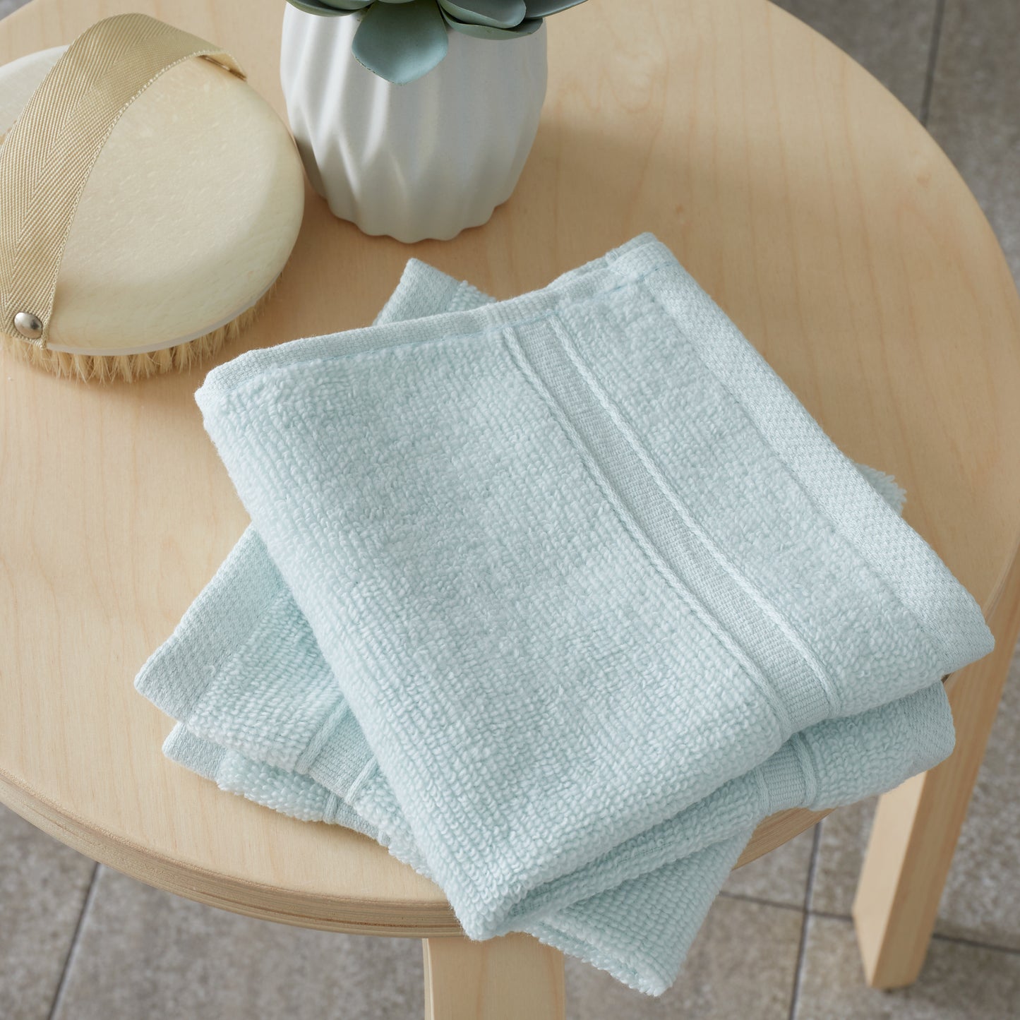 Zero Twist 6 Piece Towel Bale Set in Duck Egg by Catherine Lansfield