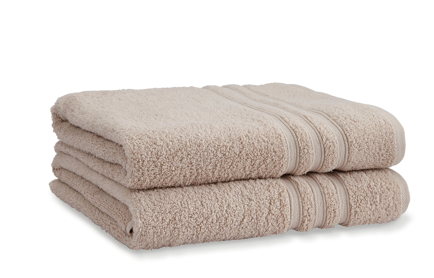 Zero Twist Bath Sheet Pair in Natural by Catherine Lansfield