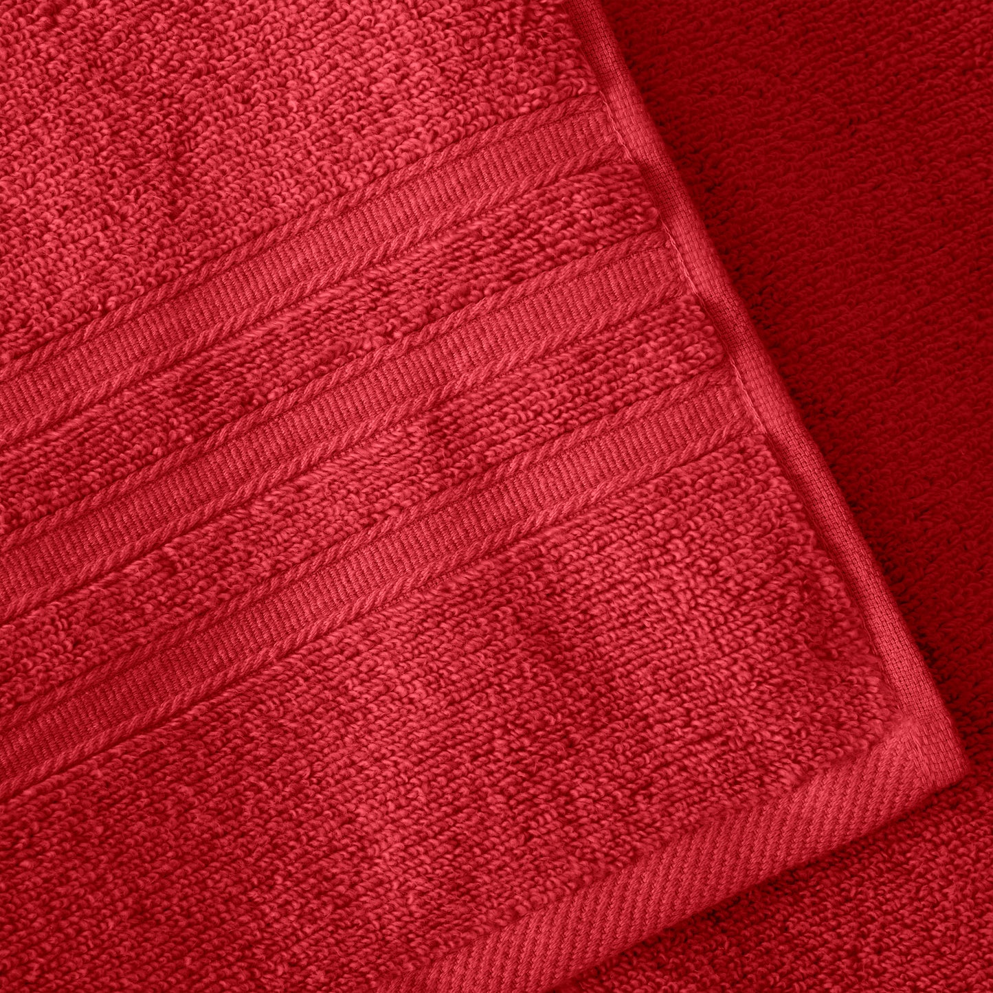 Zero Twist Bath Sheet Pair in Red by Catherine Lansfield