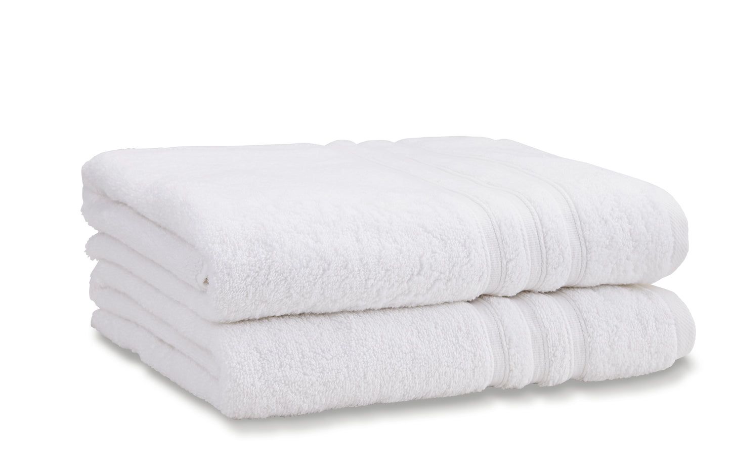 Zero Twist Bath Sheet Pair in White by Catherine Lansfield