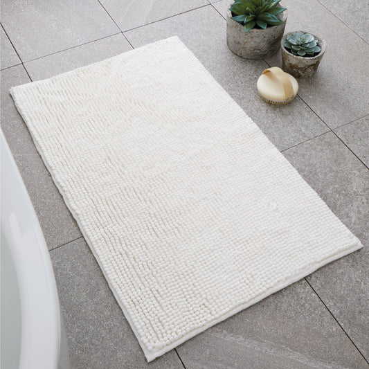 Bobble Textured Bath Mat Cream