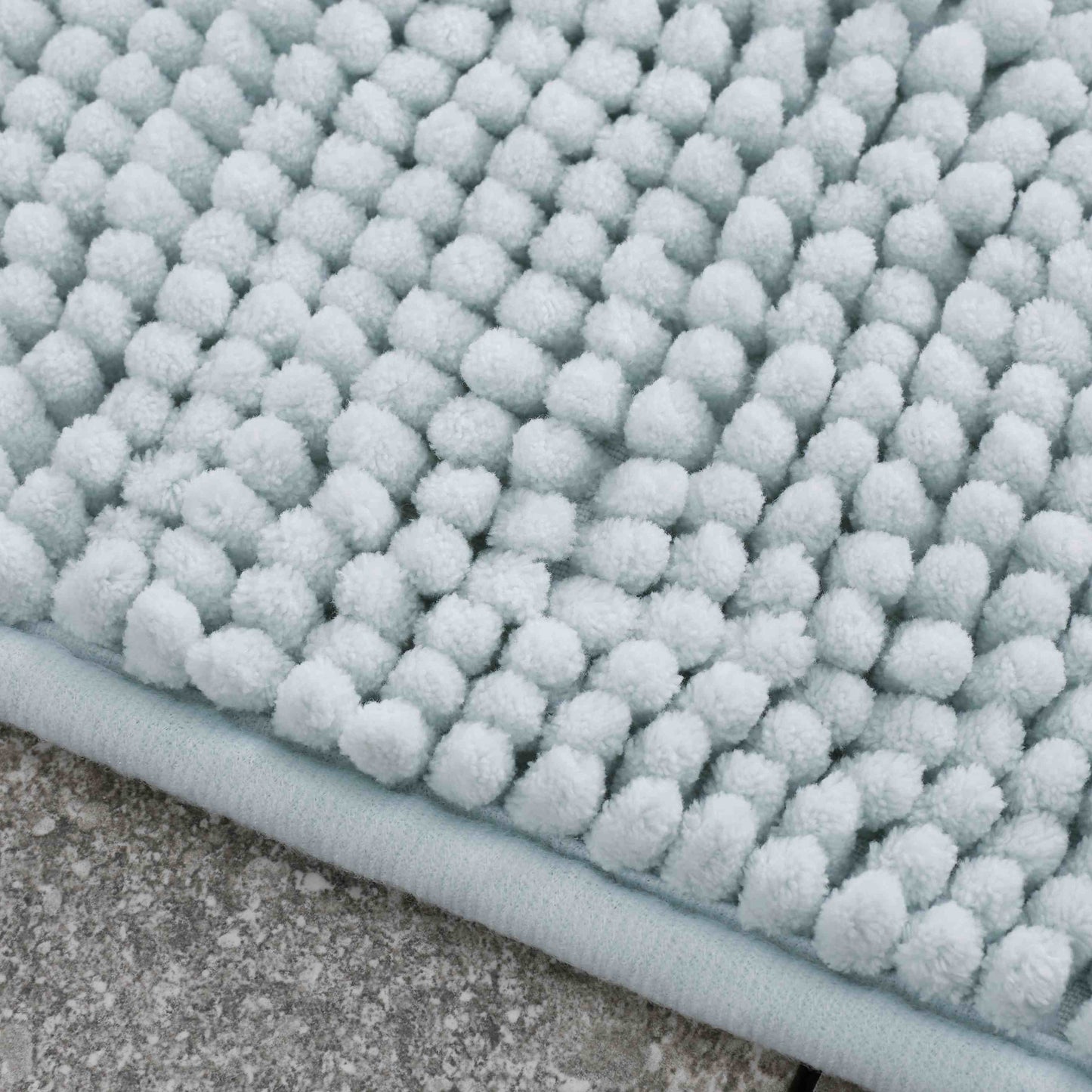 Catherine Lansfield Bobble Textured Bath Mat in Duck Egg