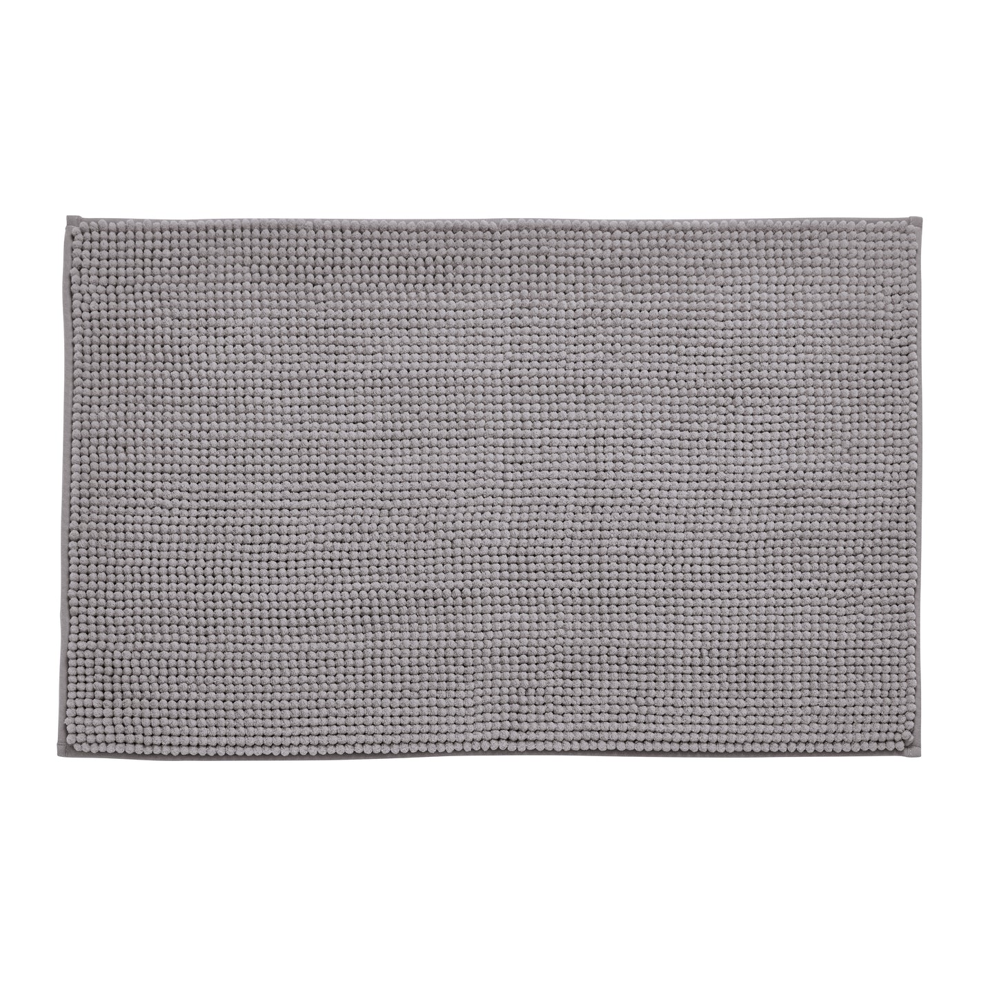 Catherine Lansfield Bobble Textured Bath Mat in Silver