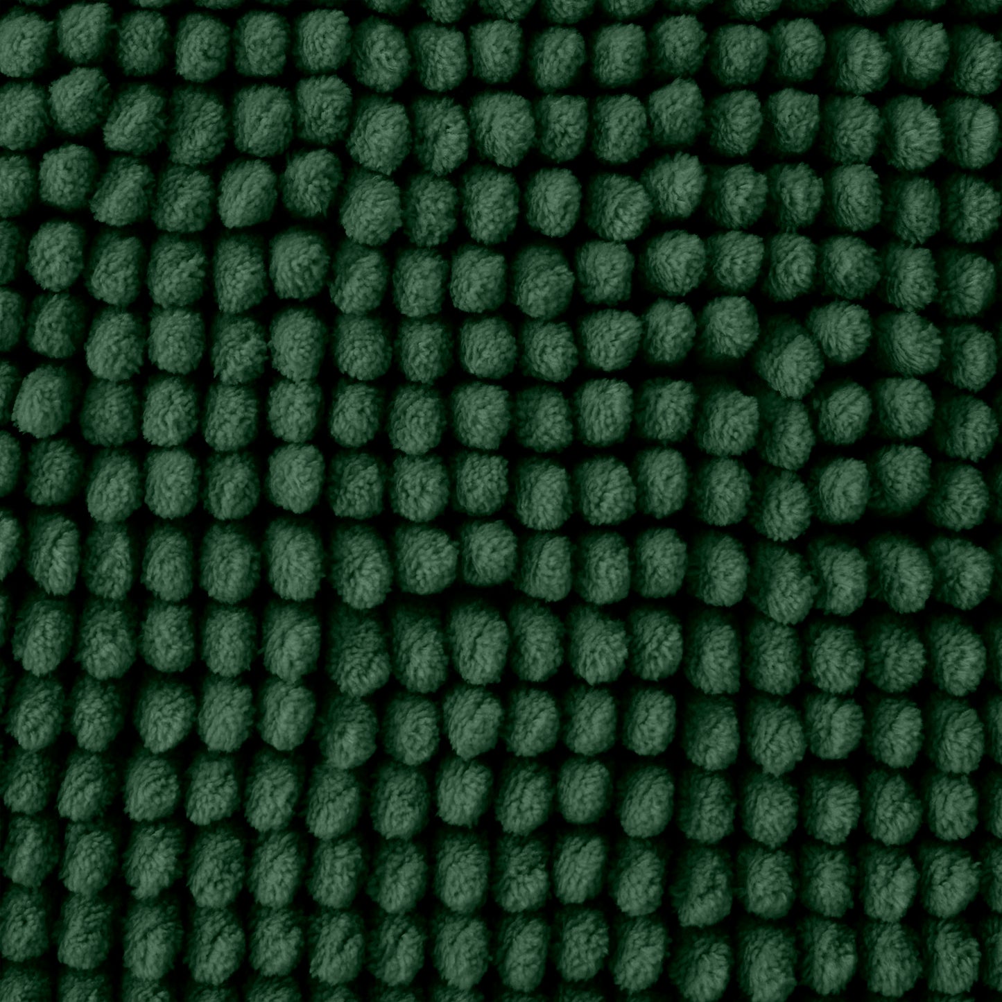 Bobble Textured Bath Mat in Dark Green