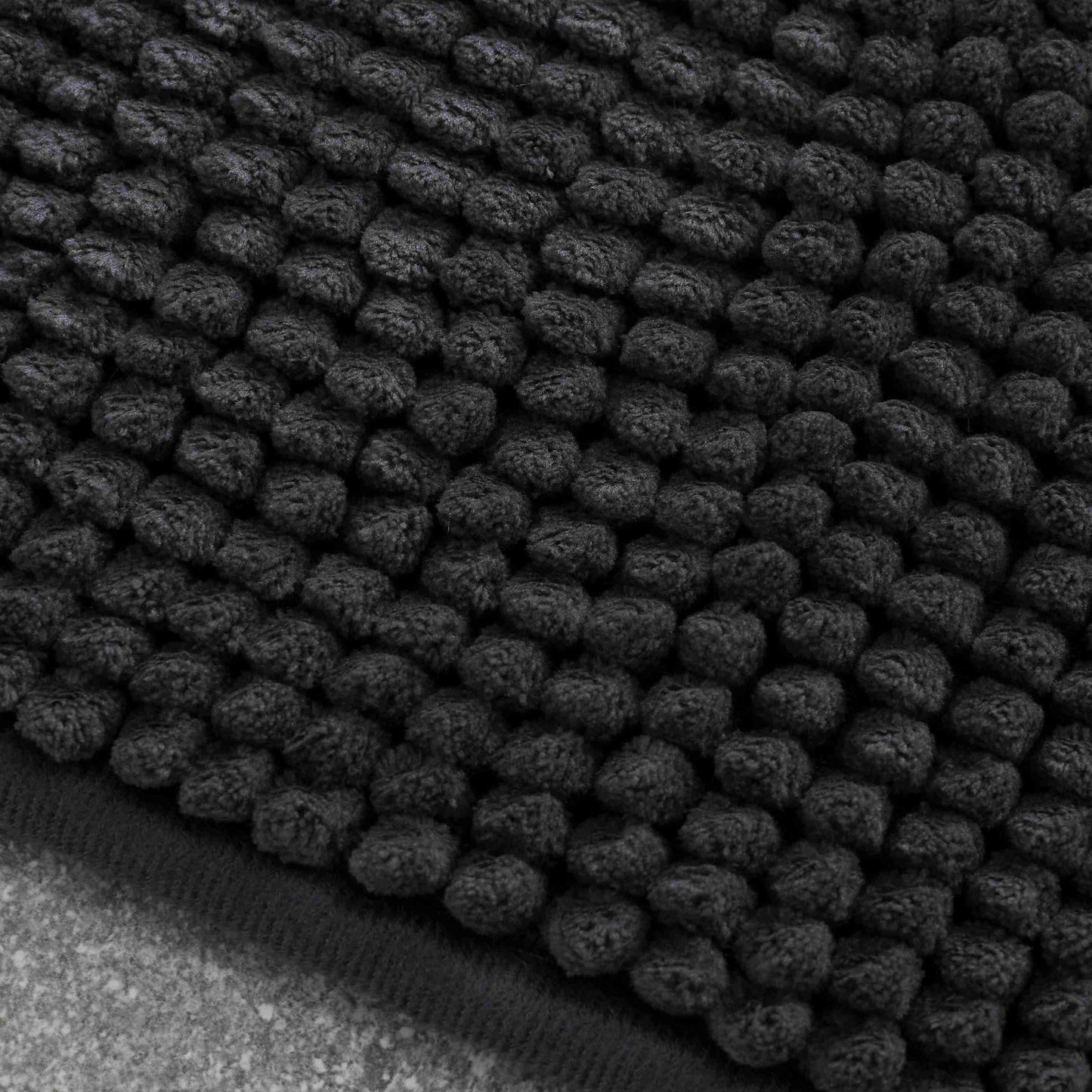 Catherine Lansfield Bobble Textured Bath Mat in Charcoal