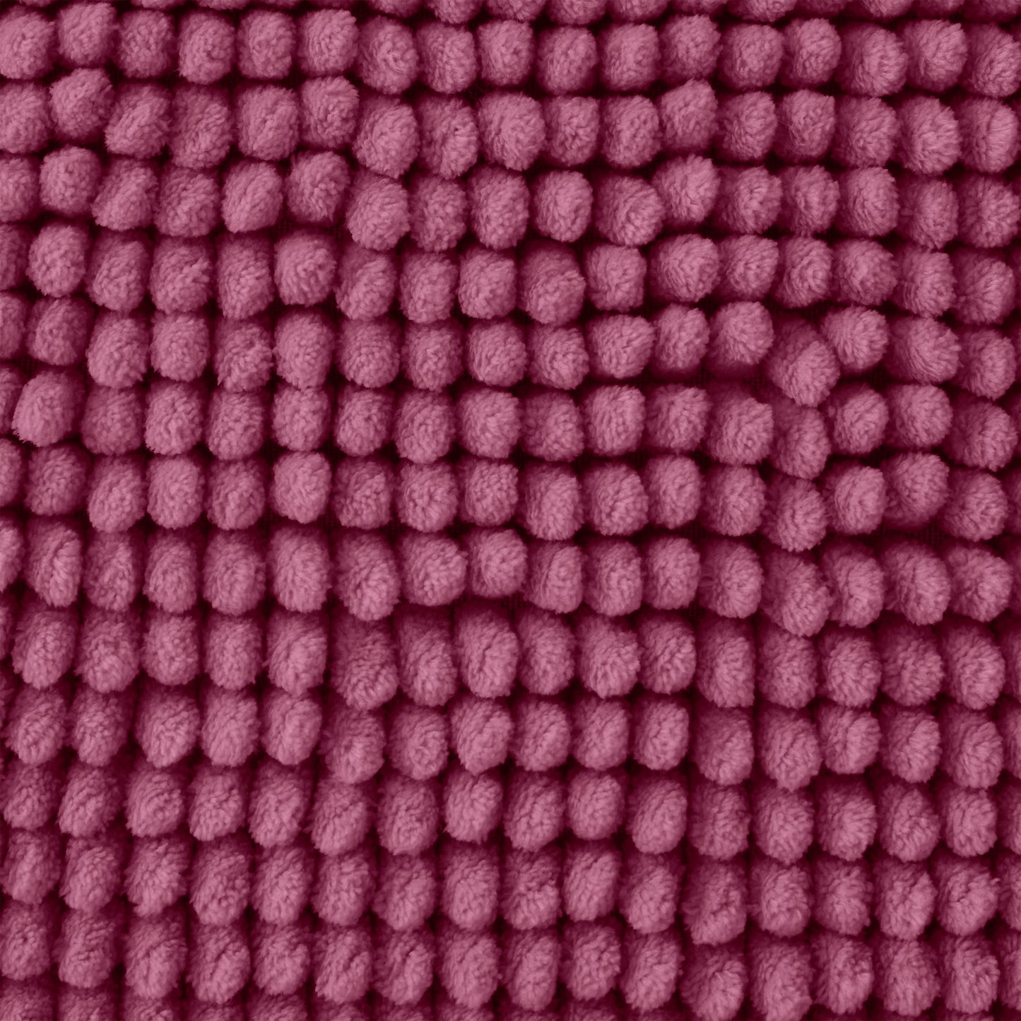 Bobble Textured Bath Mat Raspberry