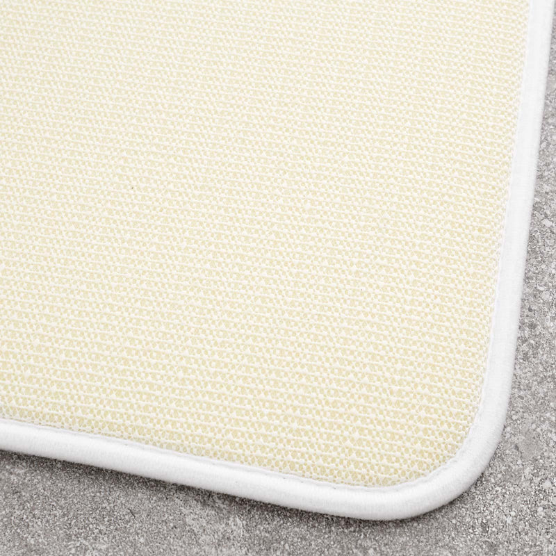 Anti-Bacterial Bath & Pedestal Mat Set White