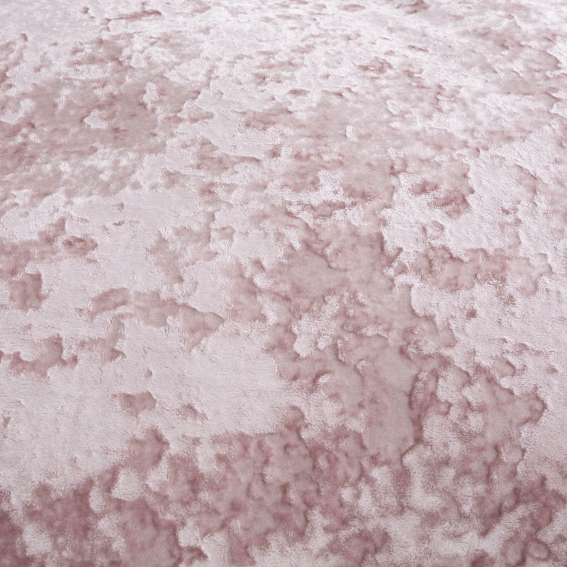 Crushed Velvet Luxury Blush Duvet Cover Set by Catherine Lansfield