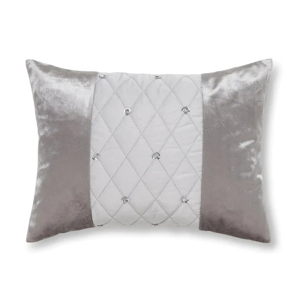 Silver Sequin Cluster Boudoir Cushion by Catherine Lansfield