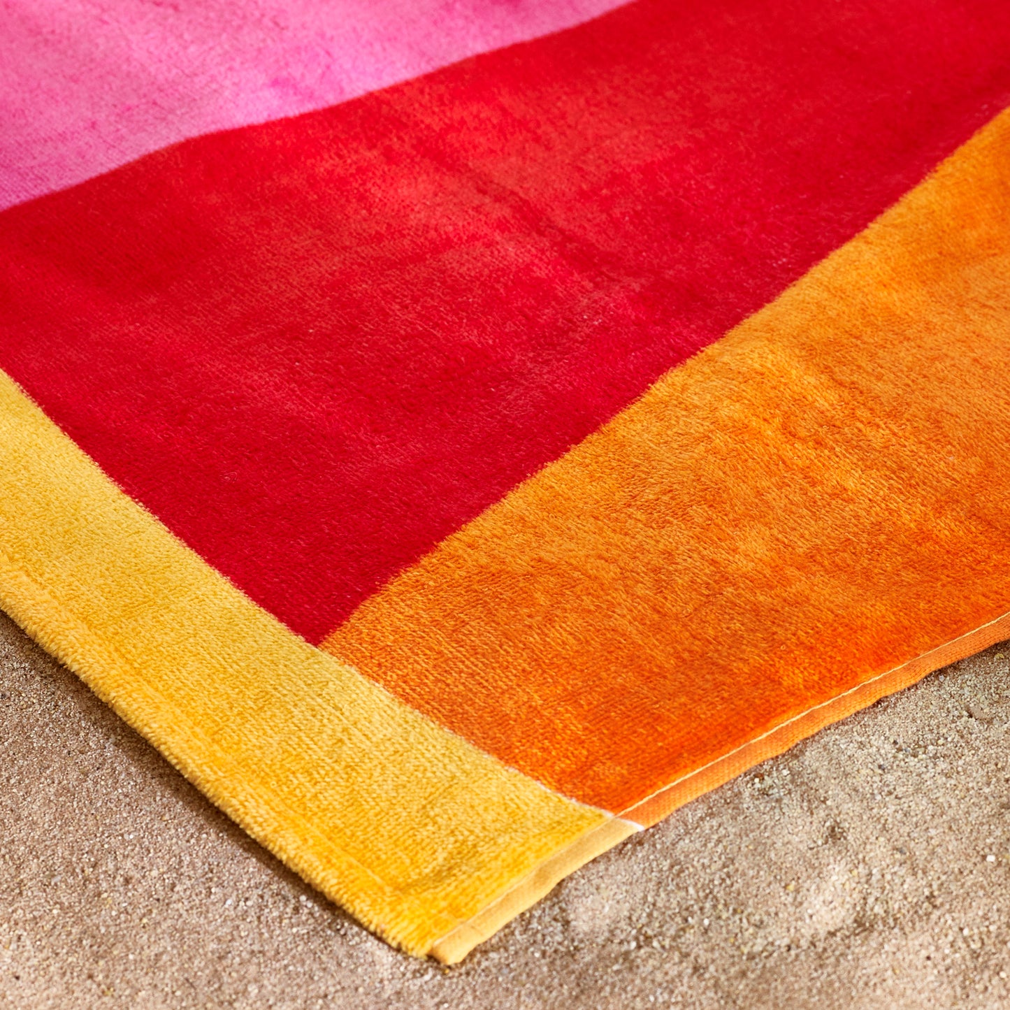 Hello Summer Cotton Beach Towel in Multi by Catherine Lansfield