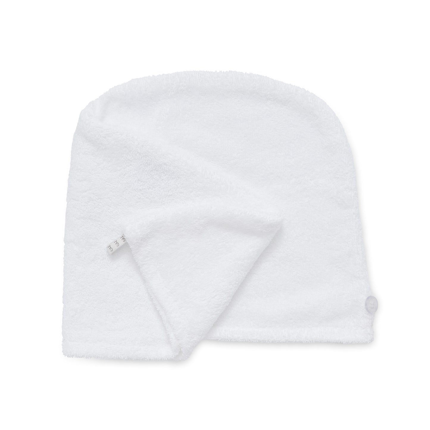 Catherine Lansfield Quick Dry Cotton Turbie Head Wrap Towel Pair in White