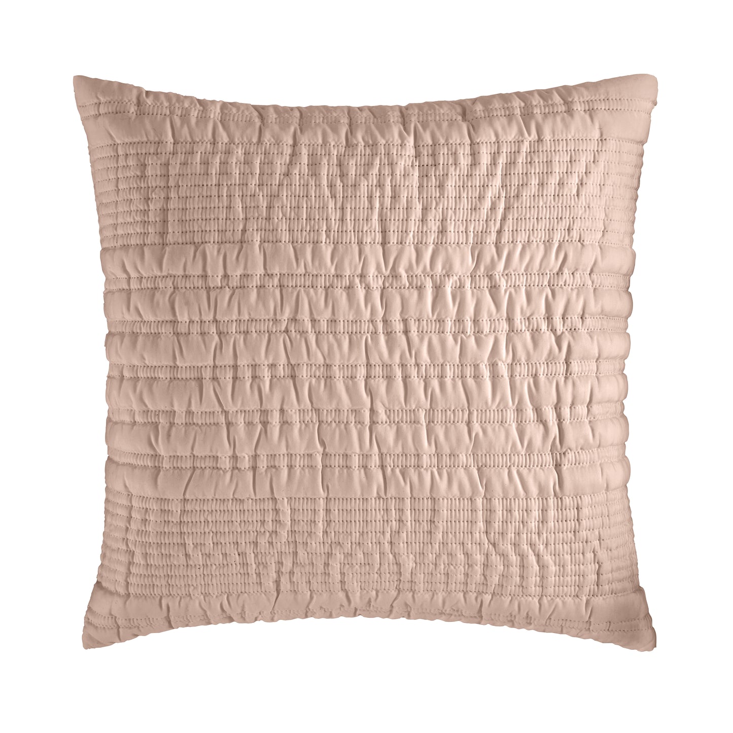 Lennon Stripe Seersucker Cushion in Clay by Catherine Lansfield