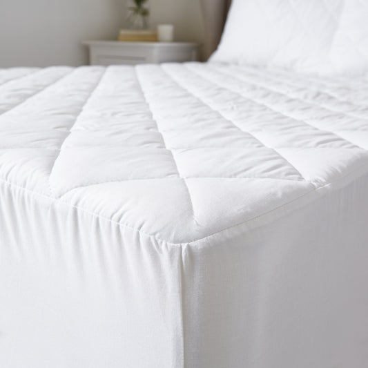 Bianca Temperature Controlling TENCEL™ Lyocell Mattress Protector in White