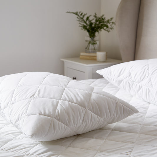 Bianca Temperature Controlling TENCEL™ Lyocell 48x76cm Pillow Protector Pair in White