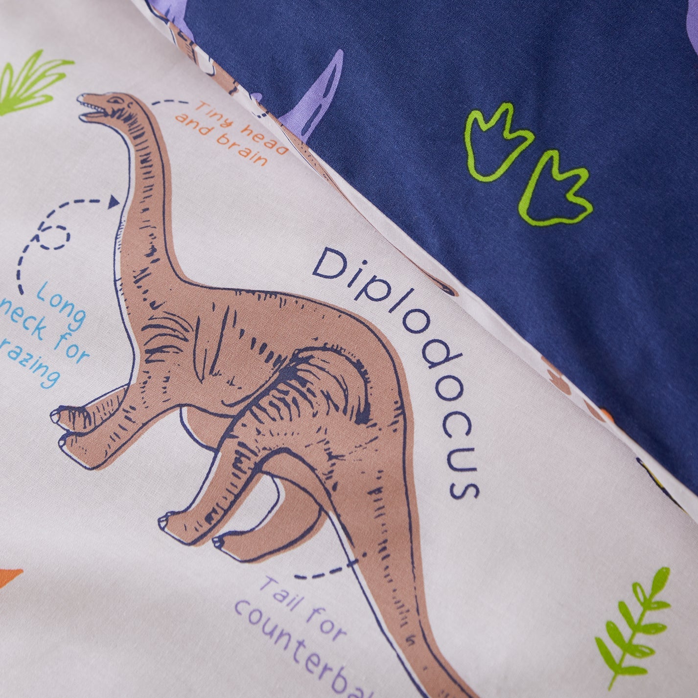 Prehistoric Dinosaurs Duvet Cover Set by Catherine Lansfield Kids