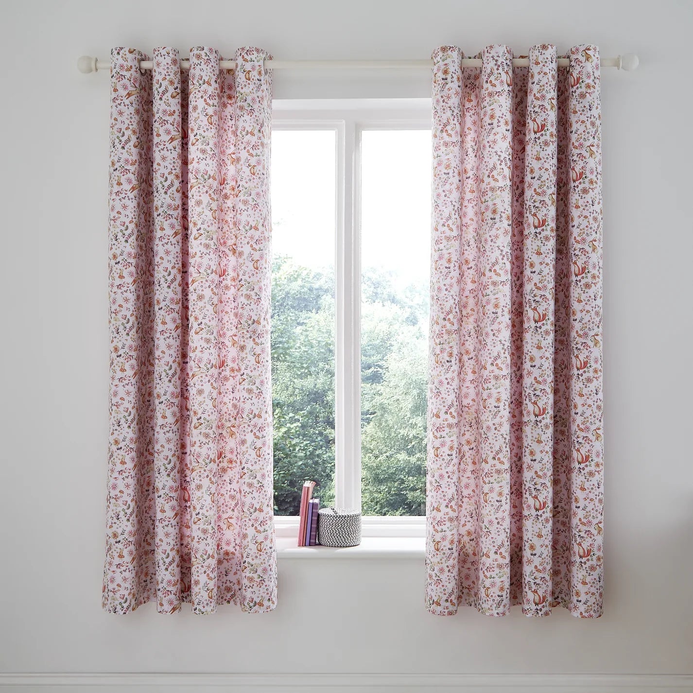 Enchanted Butterfly Eyelet Curtains by Catherine Lansfield kids