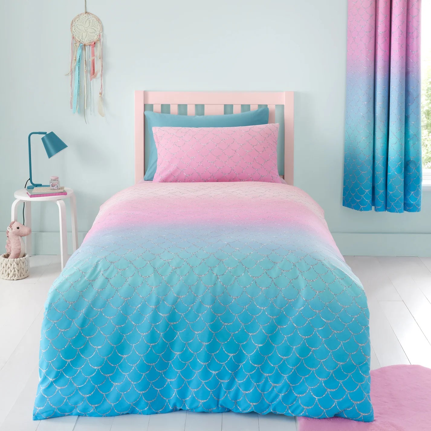 Mermaid Duvet Cover Set by Catherine Lansfield Kids