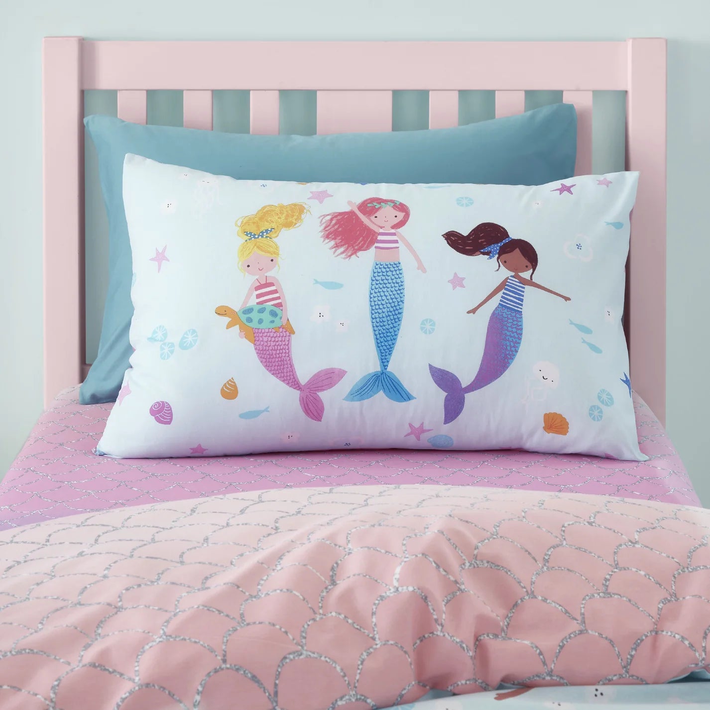 Mermaid Duvet Cover Set by Catherine Lansfield Kids