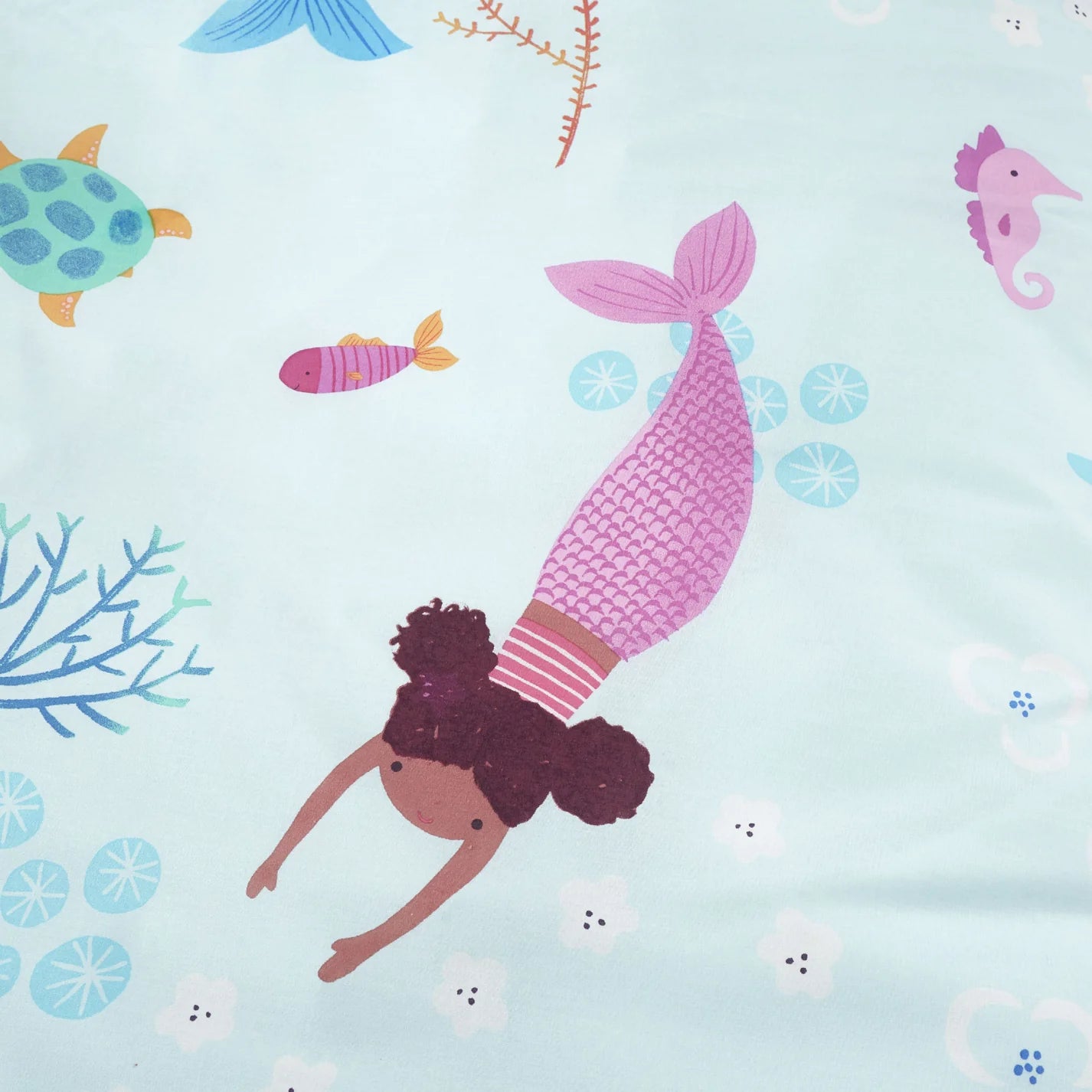 Mermaid Duvet Cover Set by Catherine Lansfield Kids