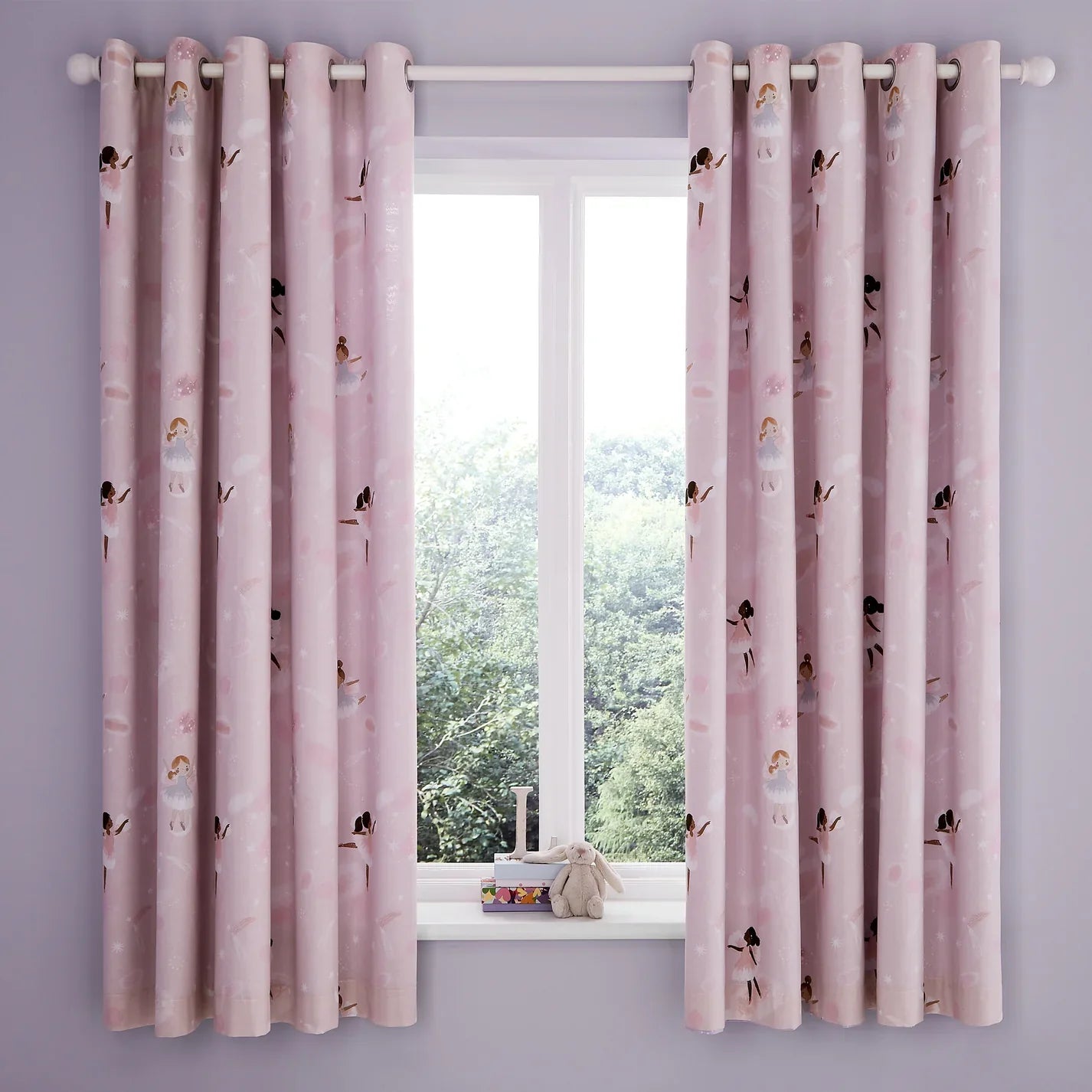 Dancing Fairies Eyelet Curtains by Catherine Lansfield Kids