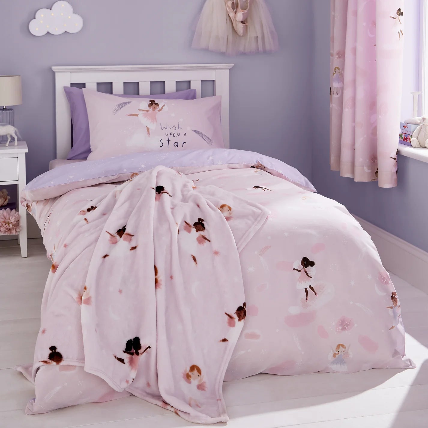 Dancing Fairies Duvet Cover Set by Catherine Lansfield Kids