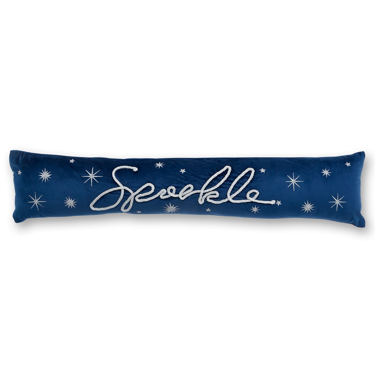 Christmas Sparkle Door Draught Excluder Blue by Catherine Lansfield