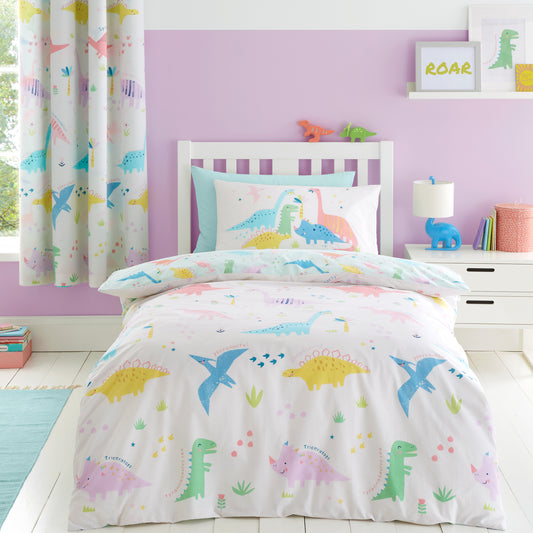 Dinosaur Friends Duvet Cover Set by Catherine Lansfield kids