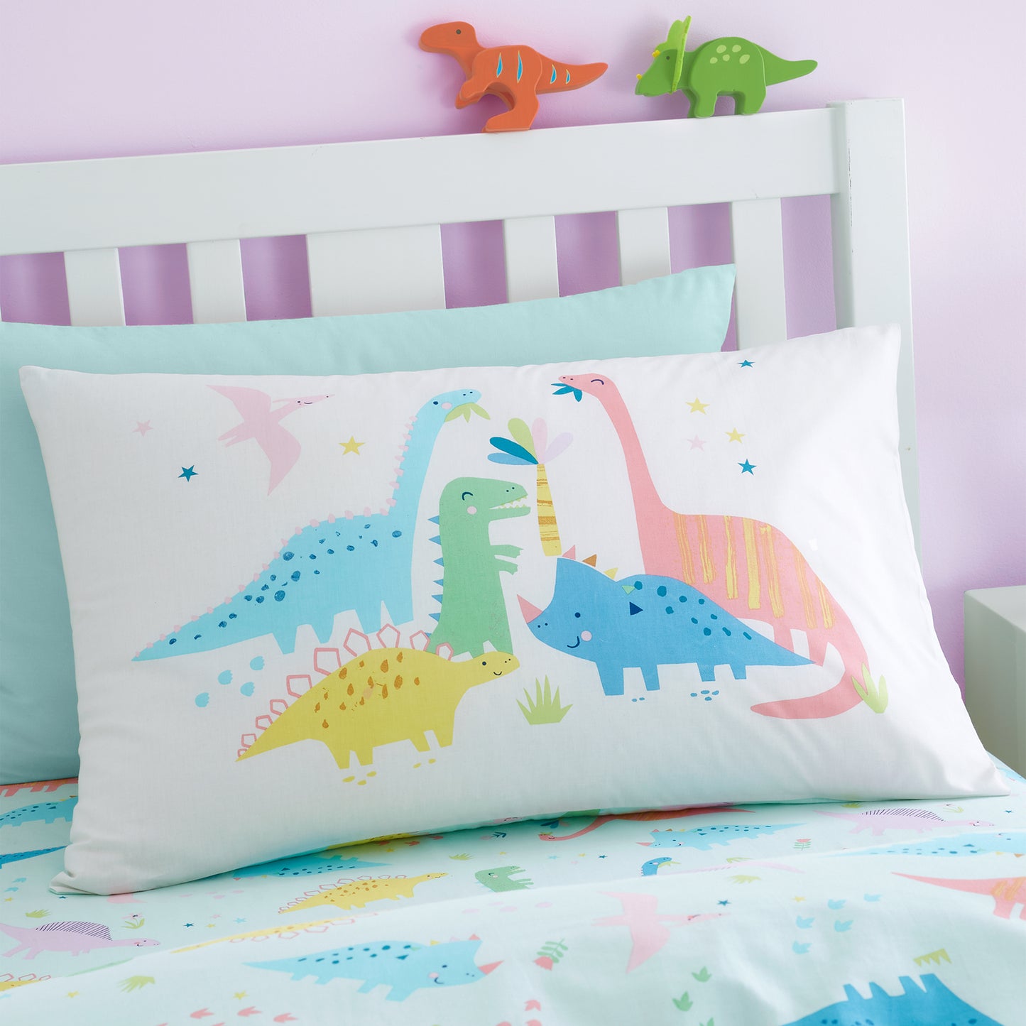 Dinosaur Friends Duvet Cover Set by Catherine Lansfield kids