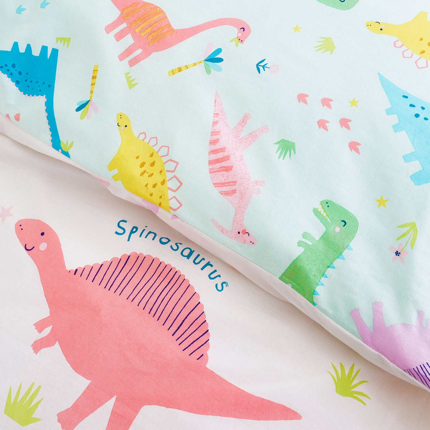 Dinosaur Friends Duvet Cover Set by Catherine Lansfield kids