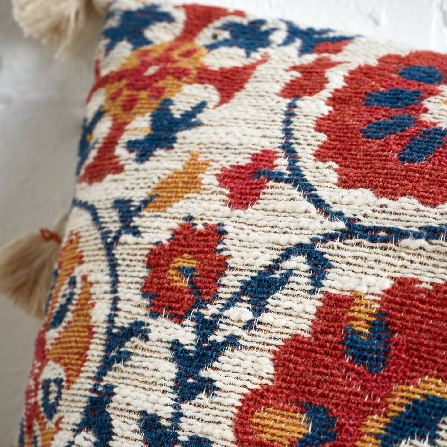 Yasmine Tassle Filled Cushion by Pineapple Elephant