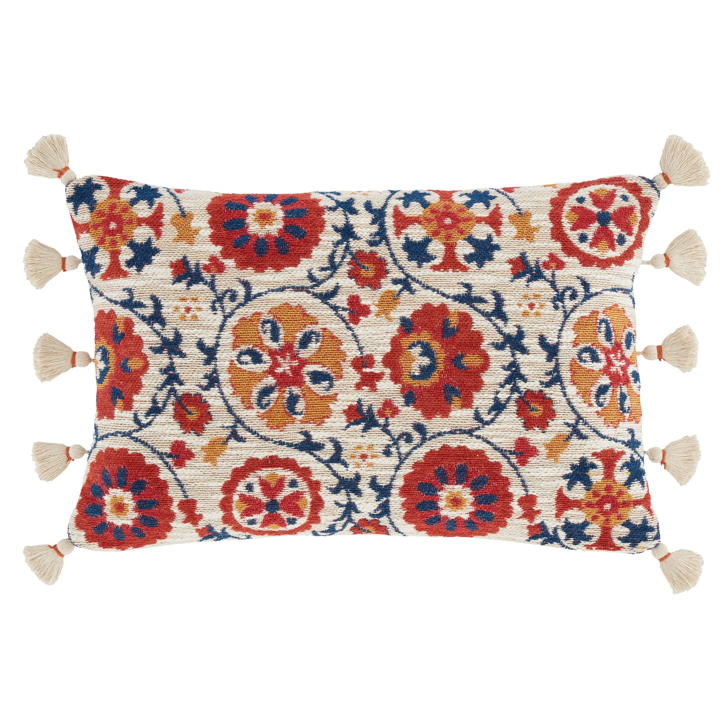 Yasmine Tassle Filled Cushion by Pineapple Elephant