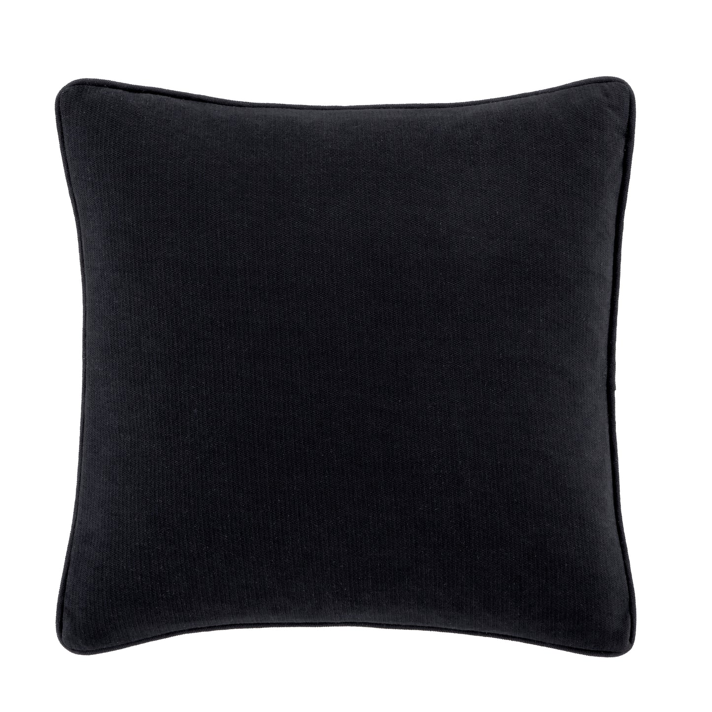 Wilson Velvet Filled Cushion in Black by Catherine Lansfield