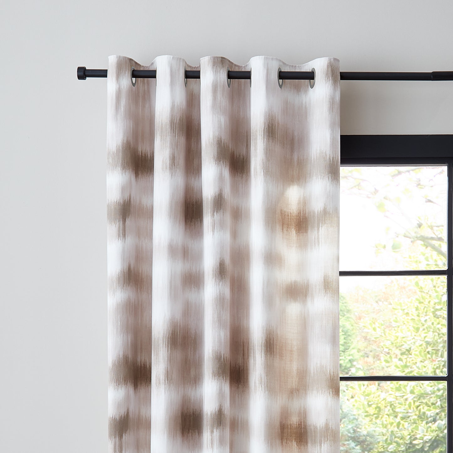 Ombre Texture Thermal Eyelet Curtains in Natural by Catherine Lansfield