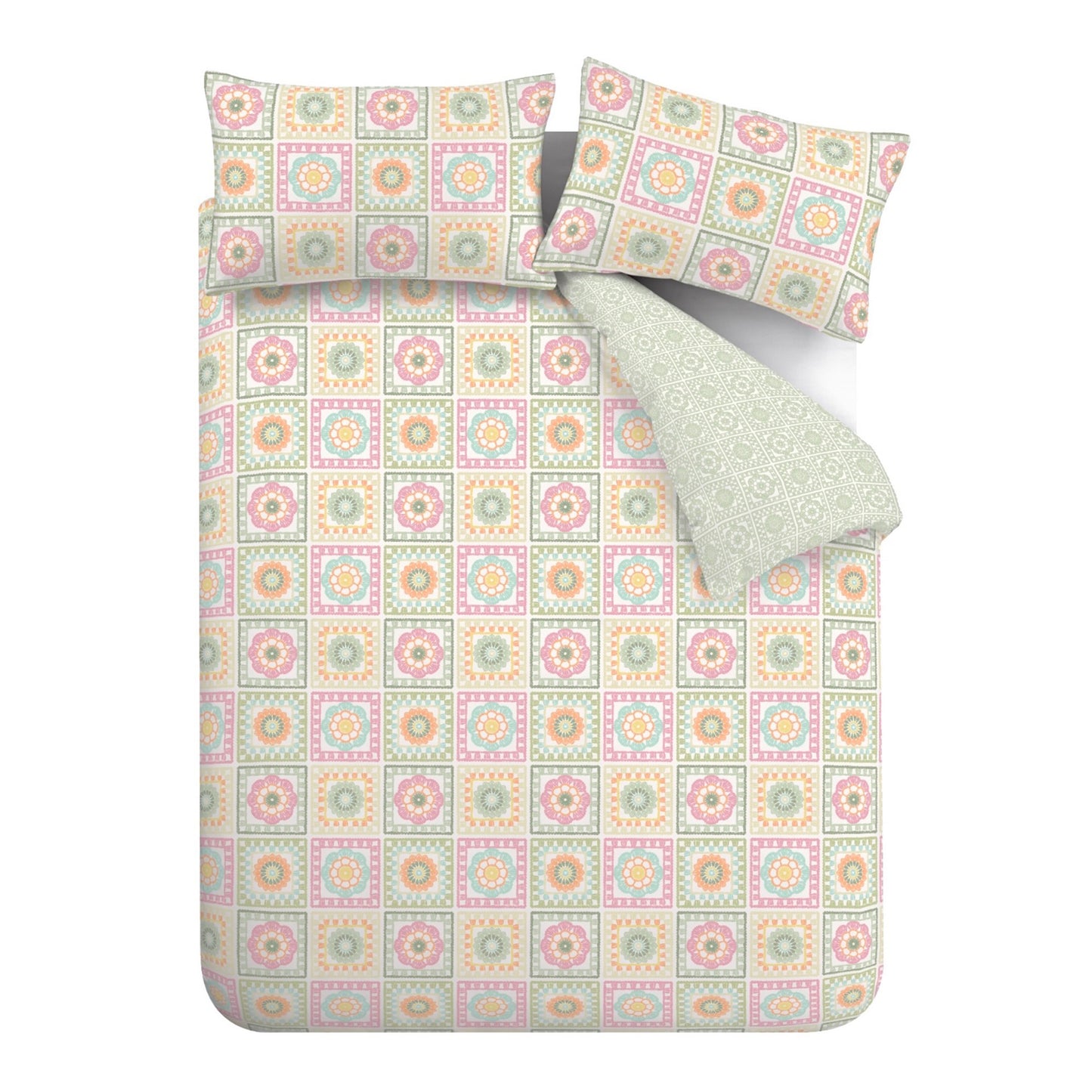 Crochet Print Duvet Cover Set by Catherine Lansfield