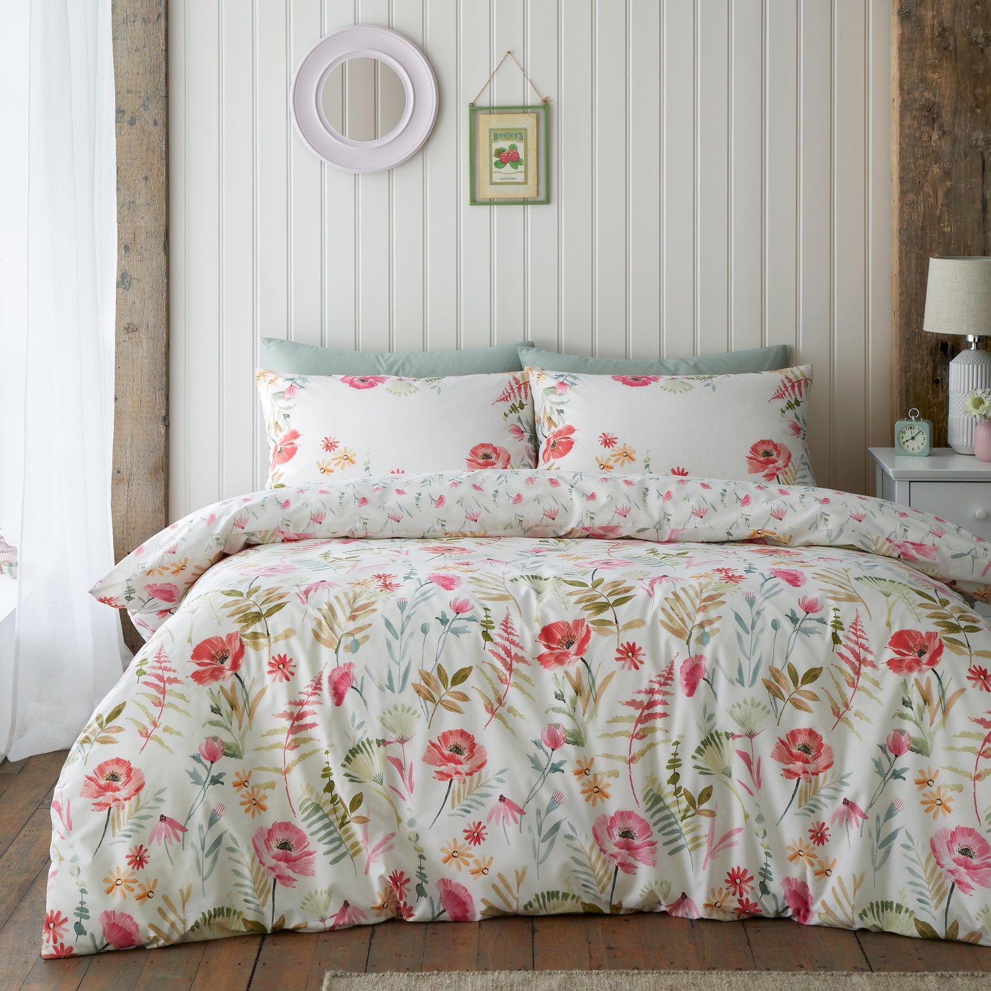 Ella Poppy Duvet Cover Set by Catherine Lansfield