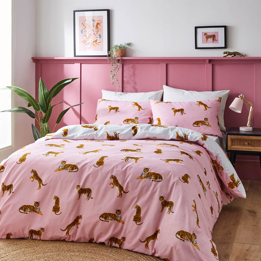 Tiger Reversible Duvet Cover Set by Sassy B