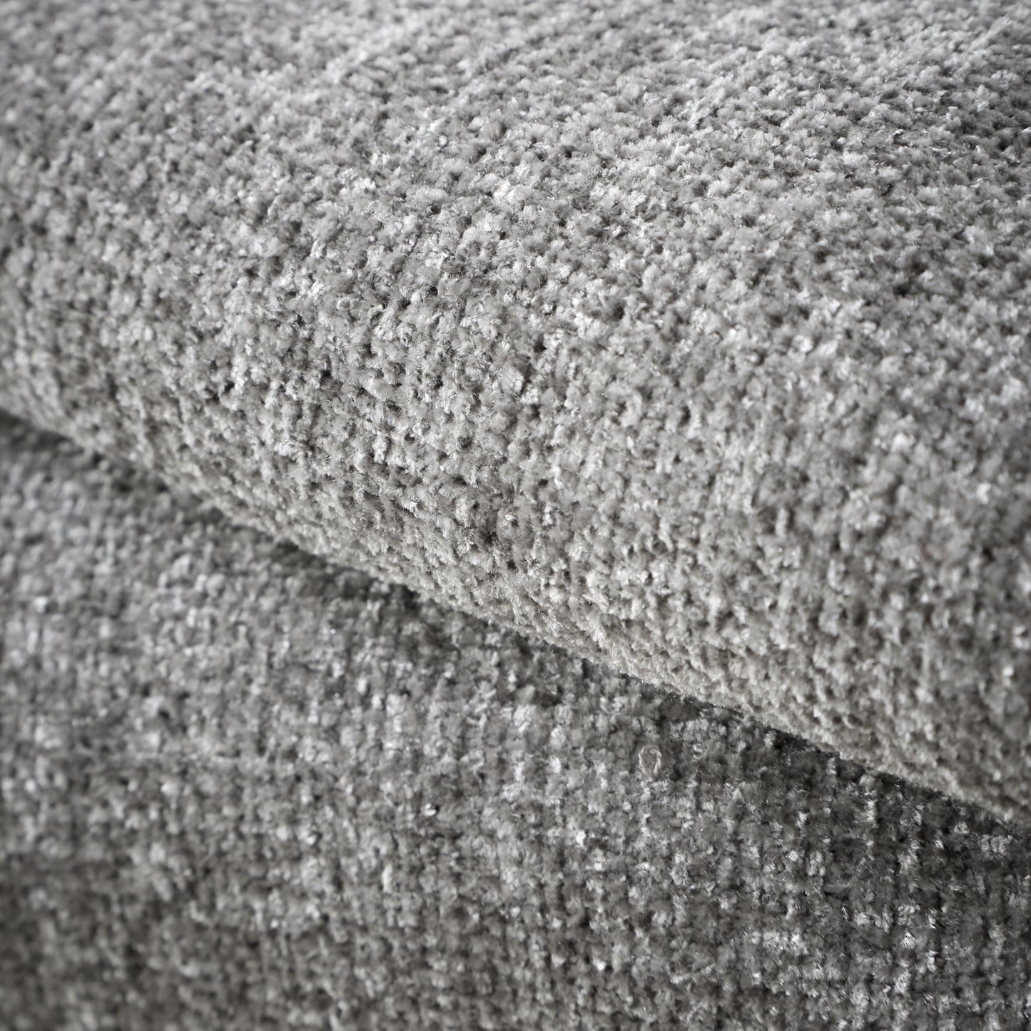 Wilson Plain Chenille 130x170cm Blanket Throw in Grey by Catherine Lansfield