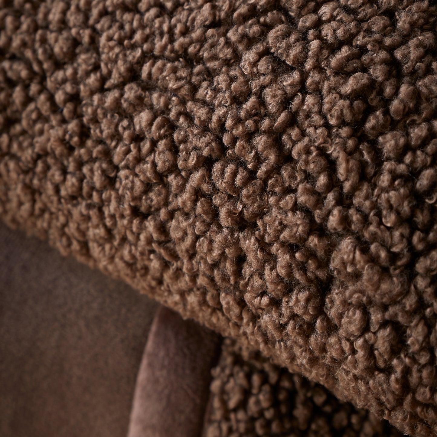 So Soft Velvet Boucle Blanket Throw in Chocolate by Catherine Lansfield