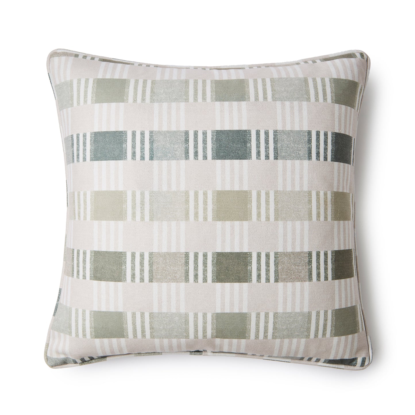 Wilson Check Cushion in Green by Catherine Lansfield