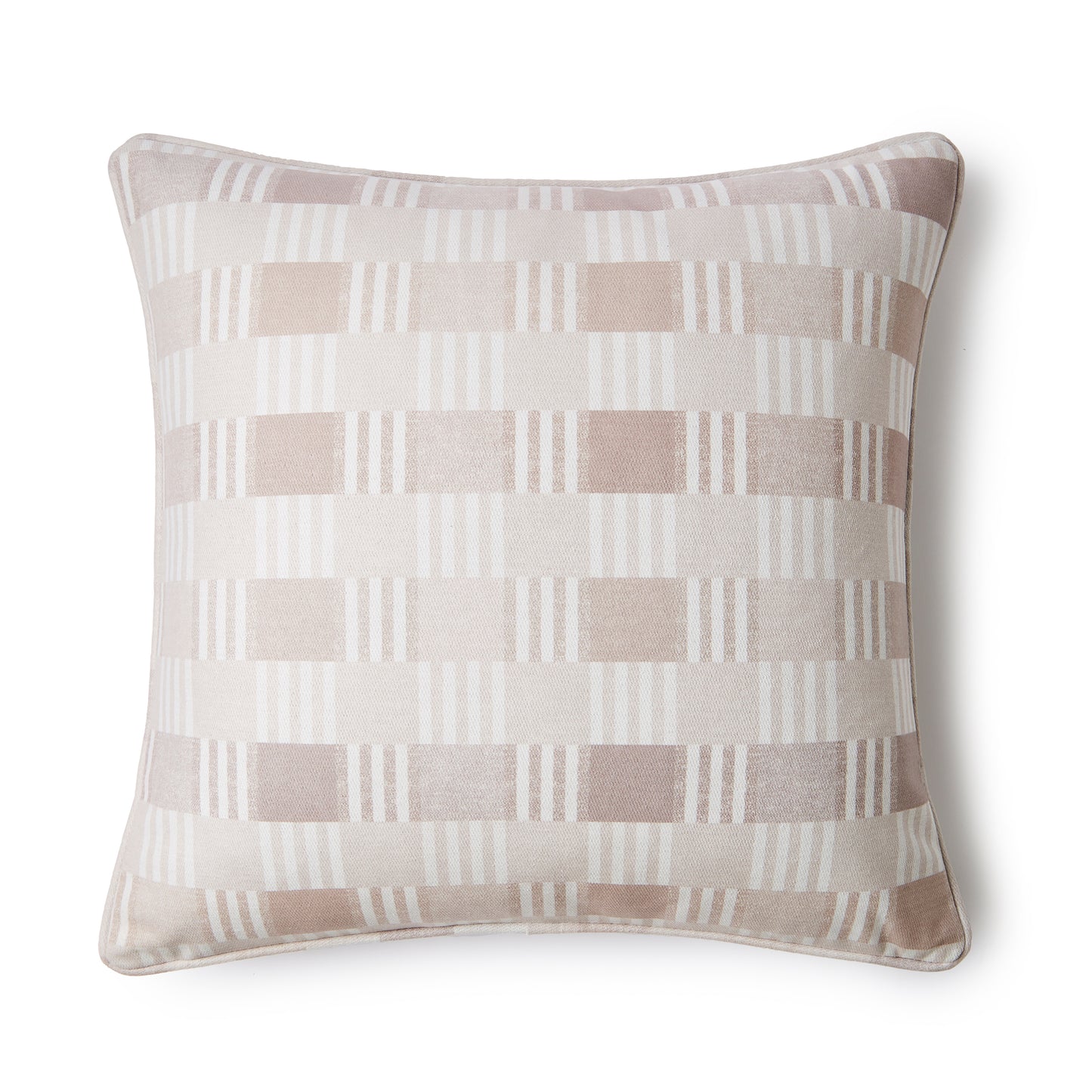 Wilson Check Cushion in Natural by Catherine Lansfield