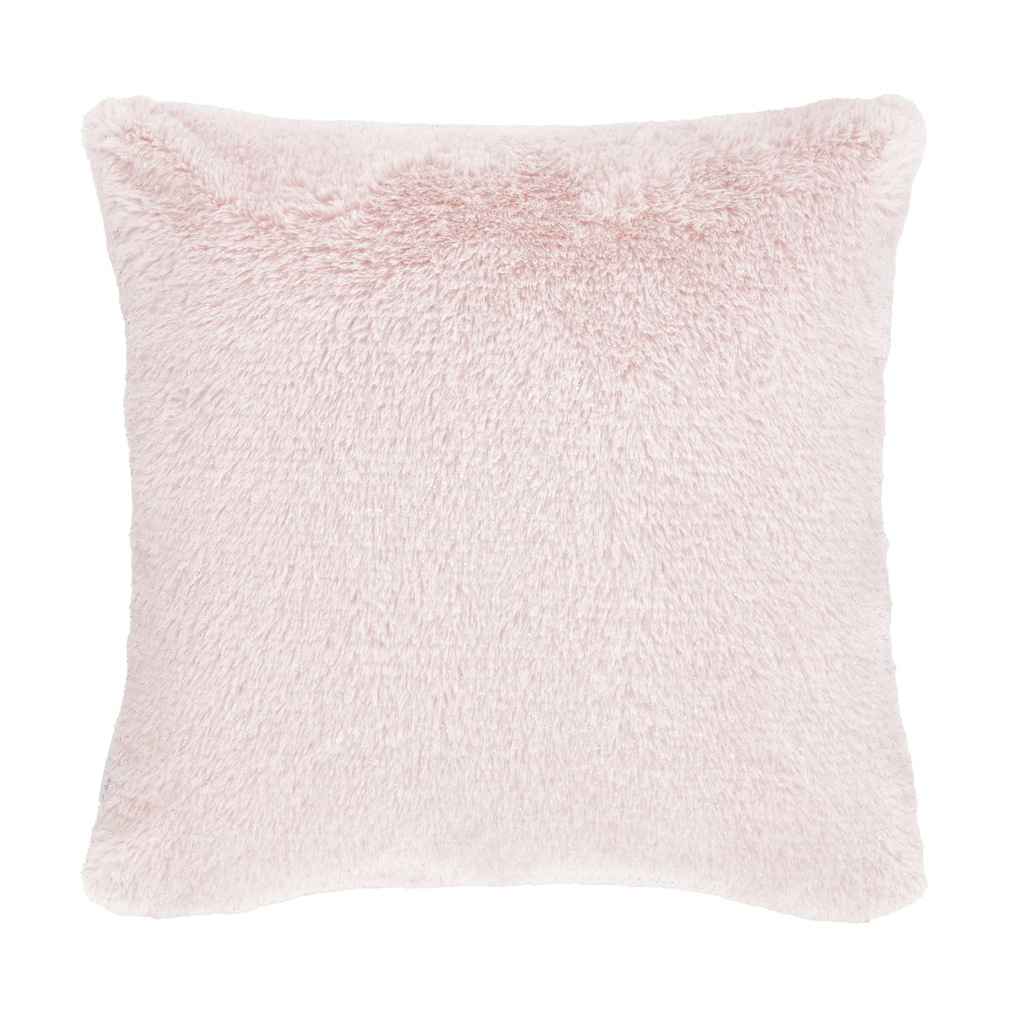 Cosy Glamour Fur Filled Cushion in Blush by Catherine Lansfield