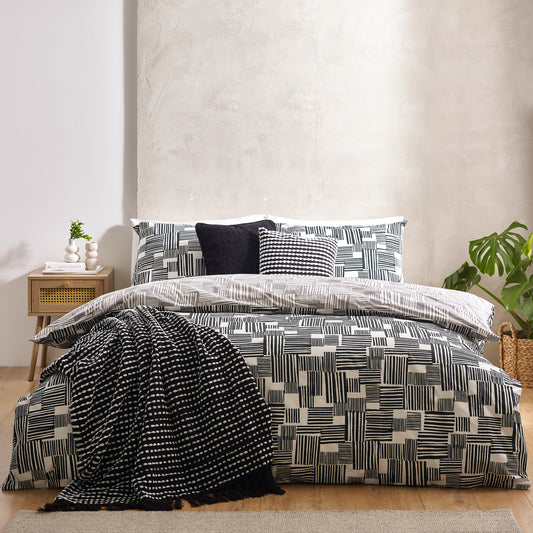 Blocks Reversible Duvet Cover Set by Catherine Lansfield