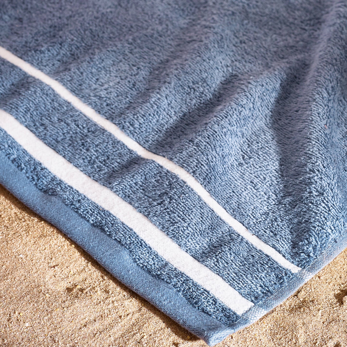 Anchors Cotton Extra Large Beach Towel in Blue by Catherine Lansfield