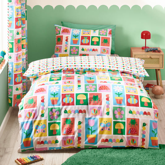 Curious Caterpillar Duvet Cover Set by Catherine Lansfield Kids